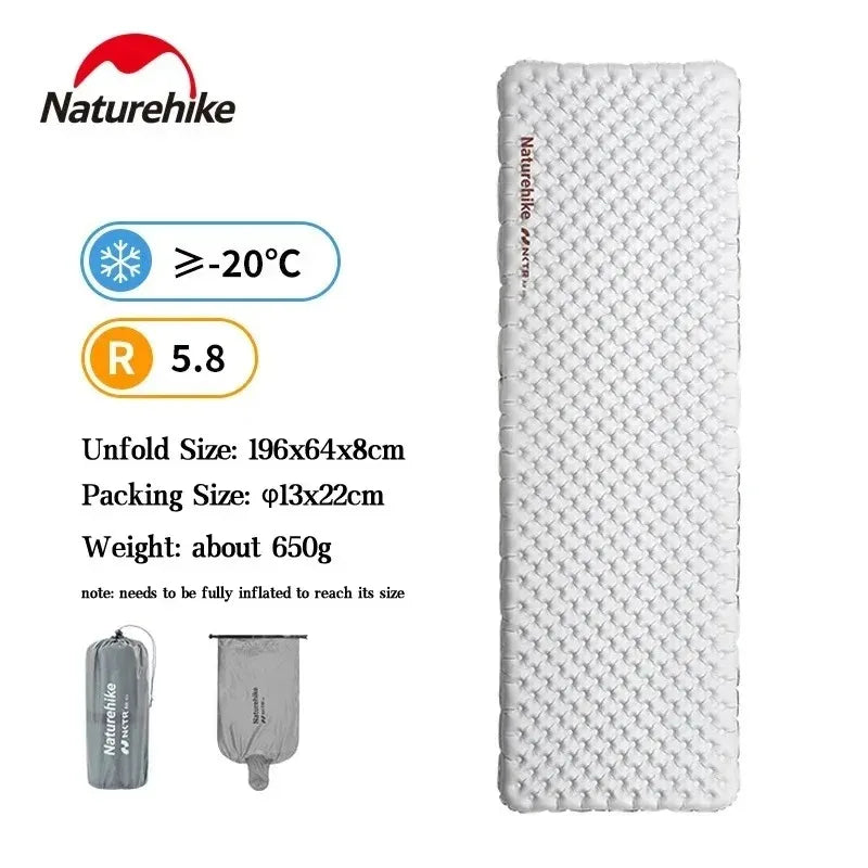 Naturehike Premium Inflatable Sleeping Pad Camping Mat
