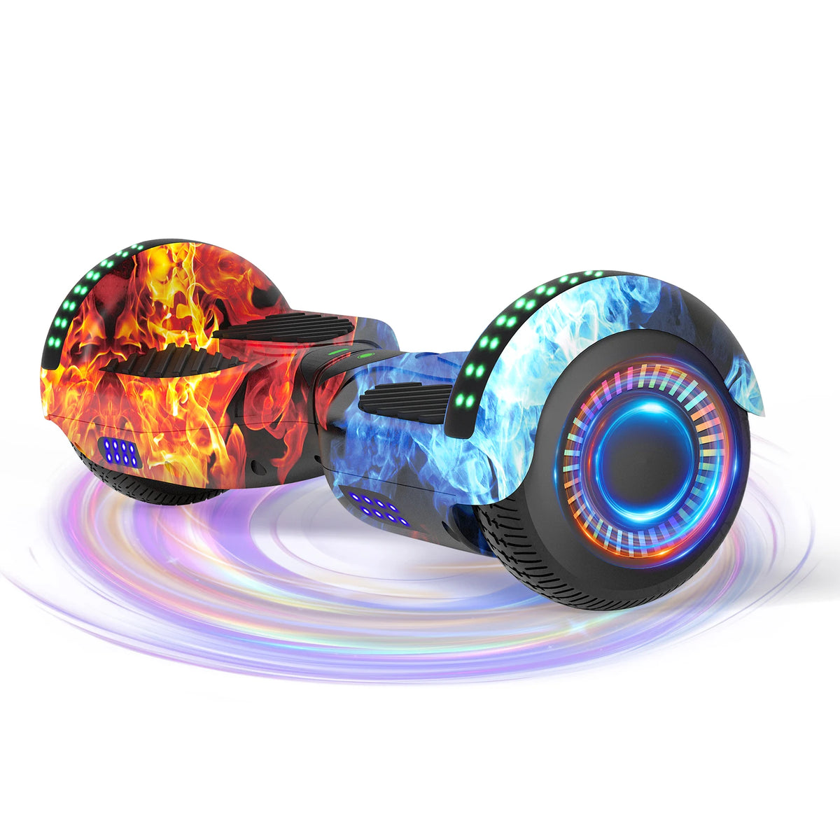 Commugo Self Balancing Hoverboard With Bluetooth Speaker And LED Lights