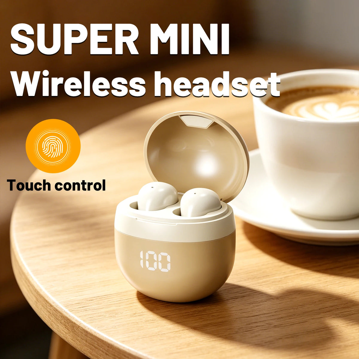 SHUKE Wireless Bluetooth Sleep Earbuds With Active Noise Cancellation