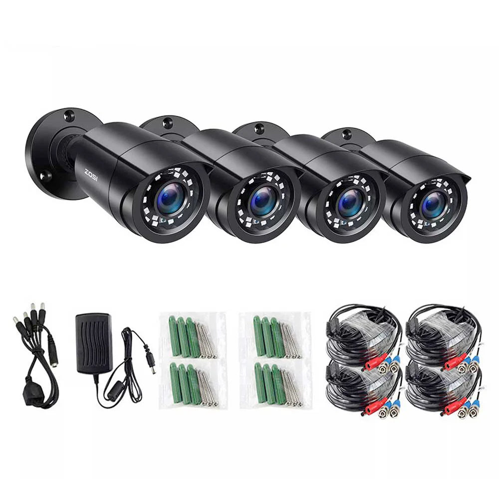 ZOSI 1080P TVI Indoor Outdoor Security Cameras for CCTV DVR