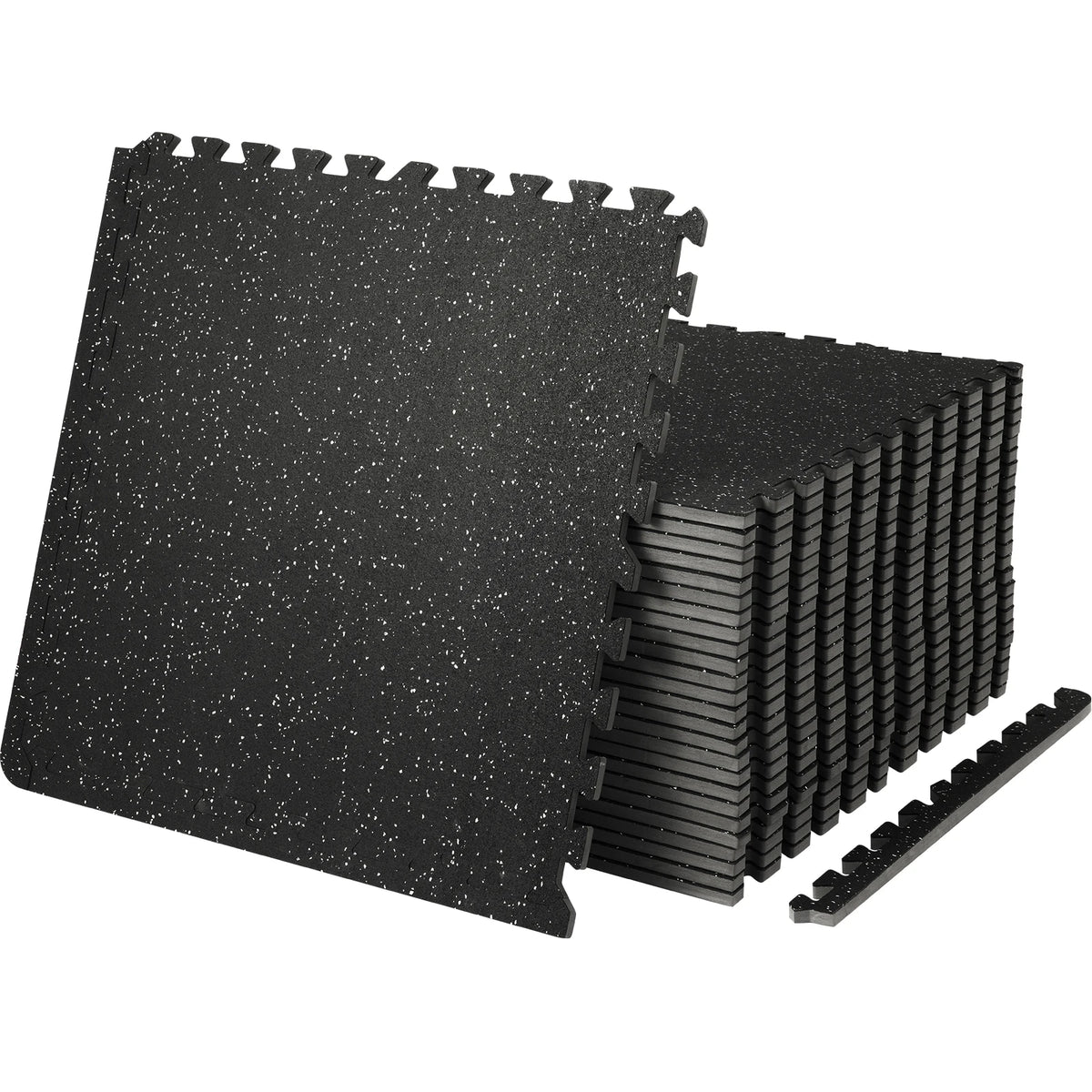 SucceBuy Interlocking Eva Foam Gym Floor Mats Waterproof Design