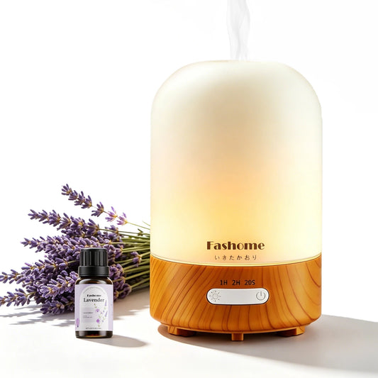 Fashome Ultrasonic Essential Oil Glass Aroma Diffuser And Humidifier