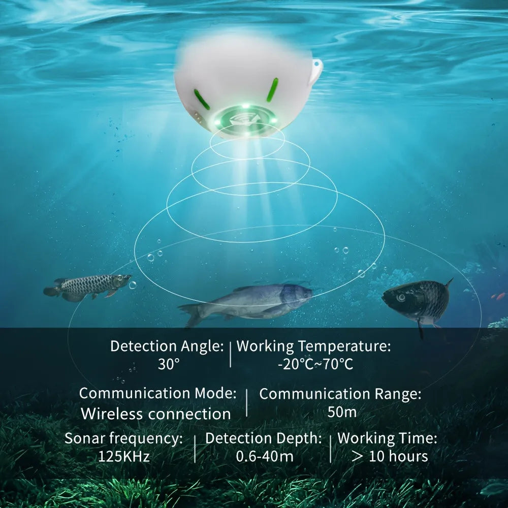 Joylog Smart Wireless Sonar Fish Finder For Bait Boat Carp