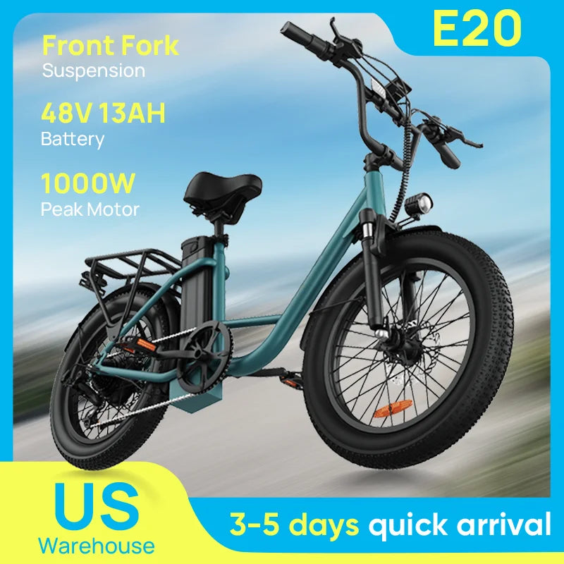 Urlife 1000W High Performance Electric Bicycle For City Commutes