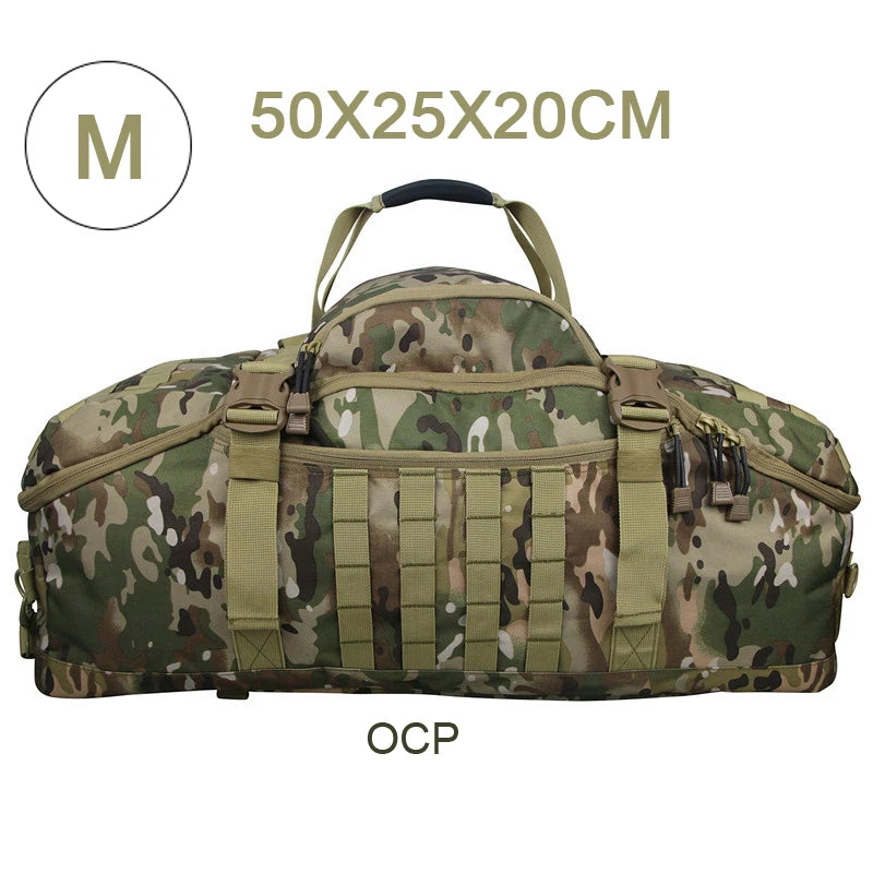 LQARMY Versatile Travel Duffel Bag Waterproof Polyester Weekender
