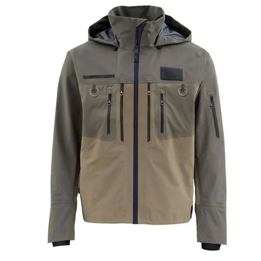 Drryfsh Waterproof Hooded Wading Jacket Featuring Storage Pockets