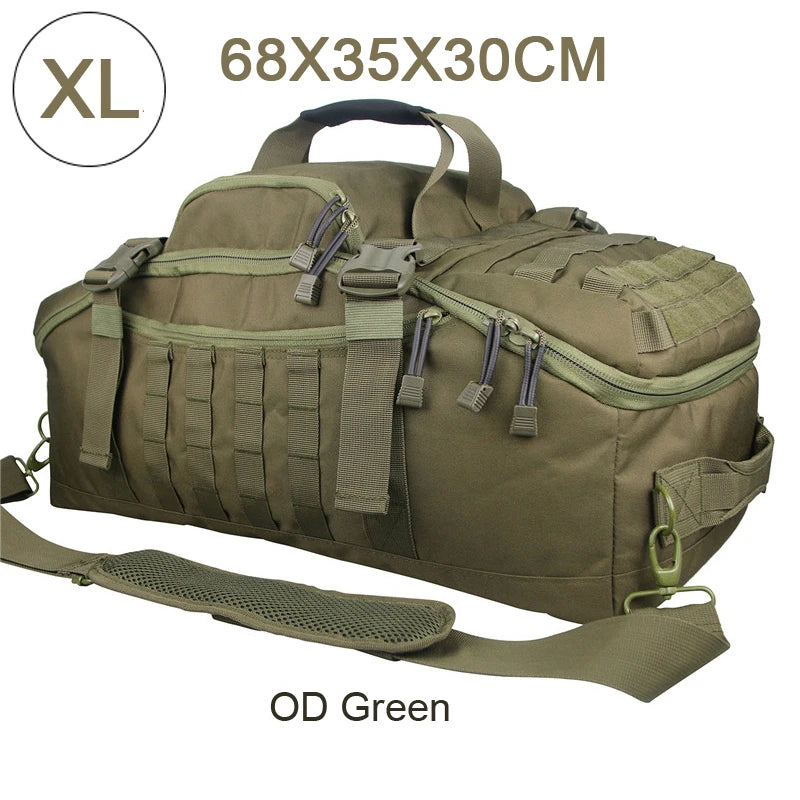 LQARMY Versatile Travel Duffel Bag Waterproof Polyester Weekender