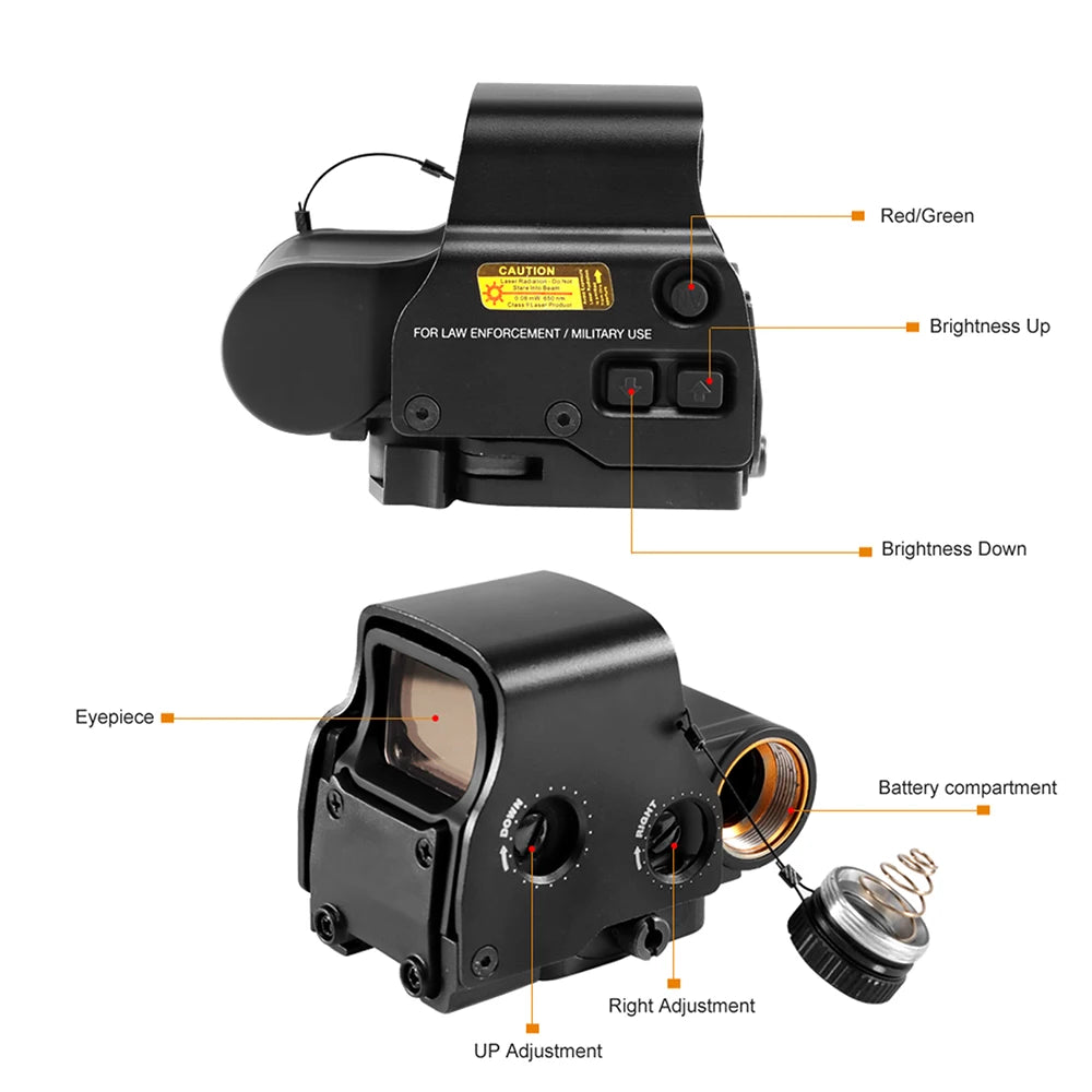 Bestsight Red And Green Dot Hunting Reflex Sight Scope