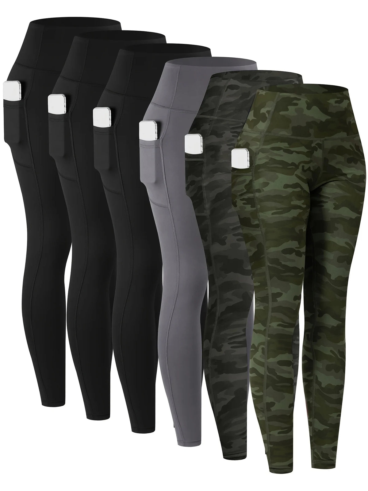 Women's High Waist Leggings With Pockets For Yoga And Fitness