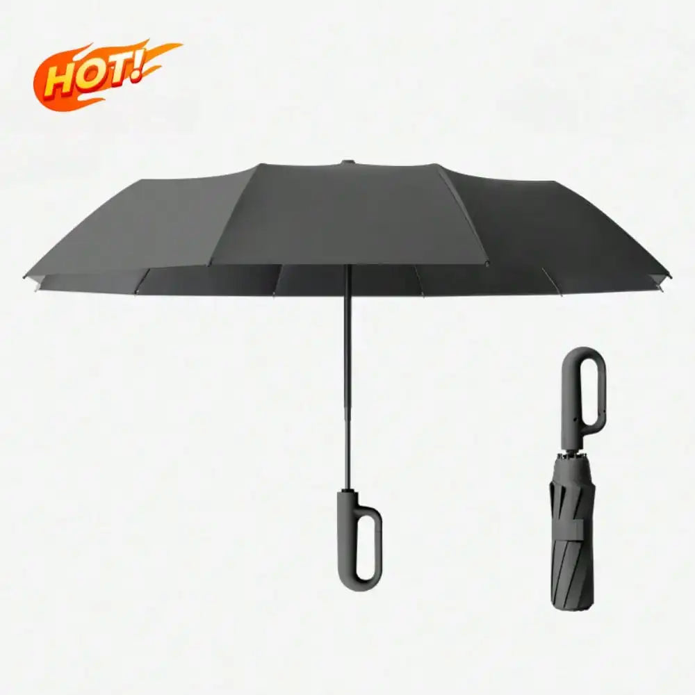 Wind Resistant Automatic Folding Umbrella With Sun Protective Fabric