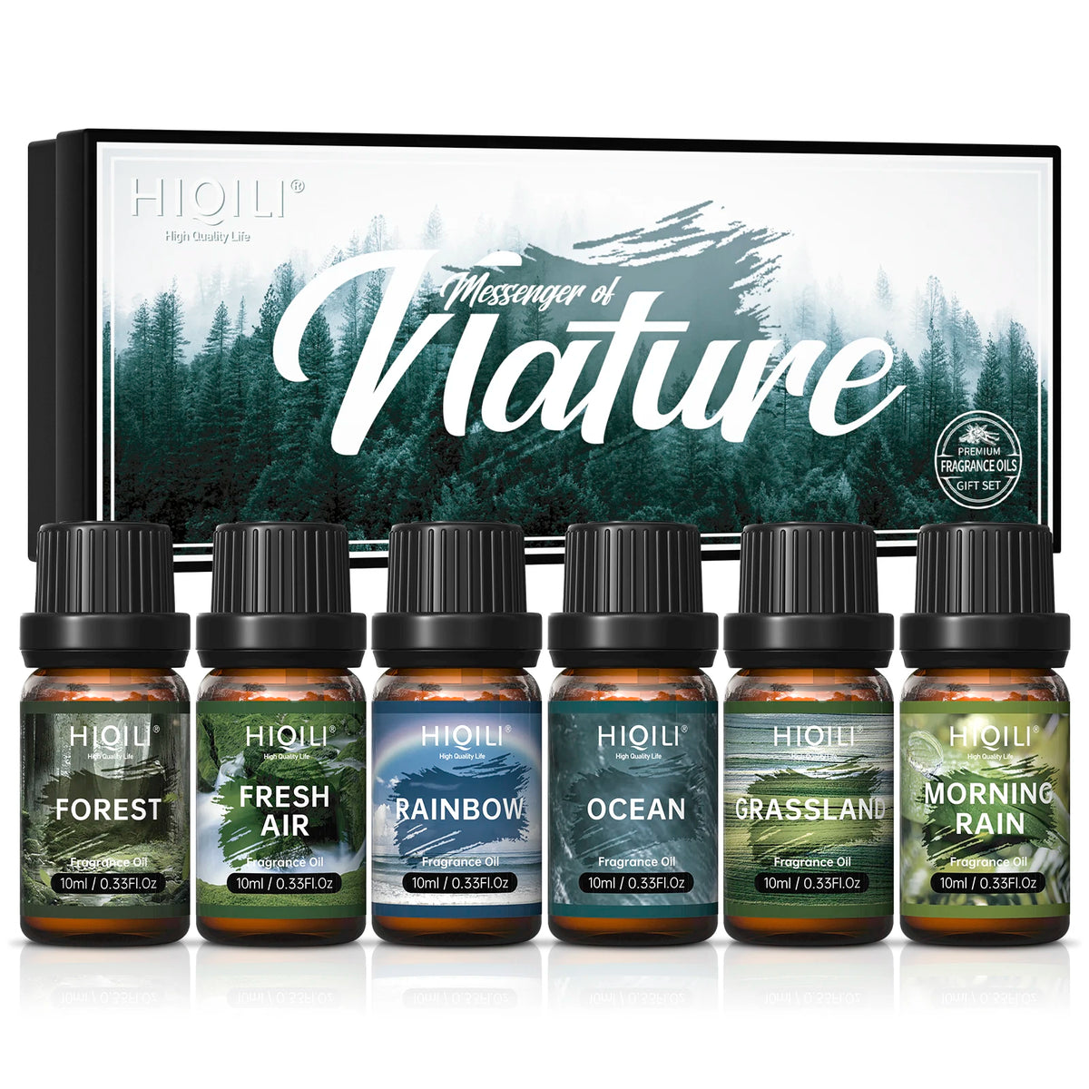 Hiqili Nature Fragrance Oil Set For Aromatherapy And Diffuser