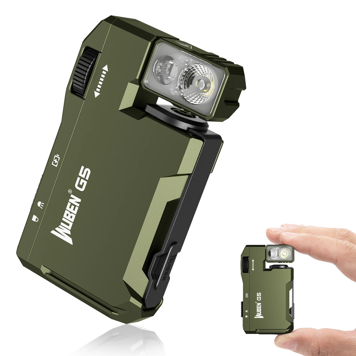 WUBEN G5 Magnetic LED EDC Flashlight With USB Rechargeable Keychain