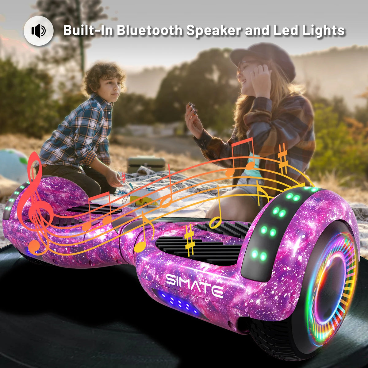 SIMATE P6 All Terrain Hoverboard With Bluetooth And App Control