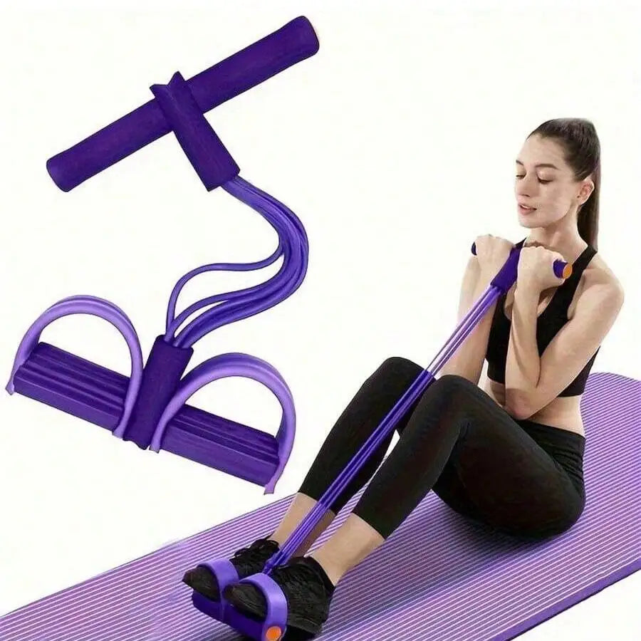 Upgraded Resistance Bands With Comfortable Grip For Home Fitness