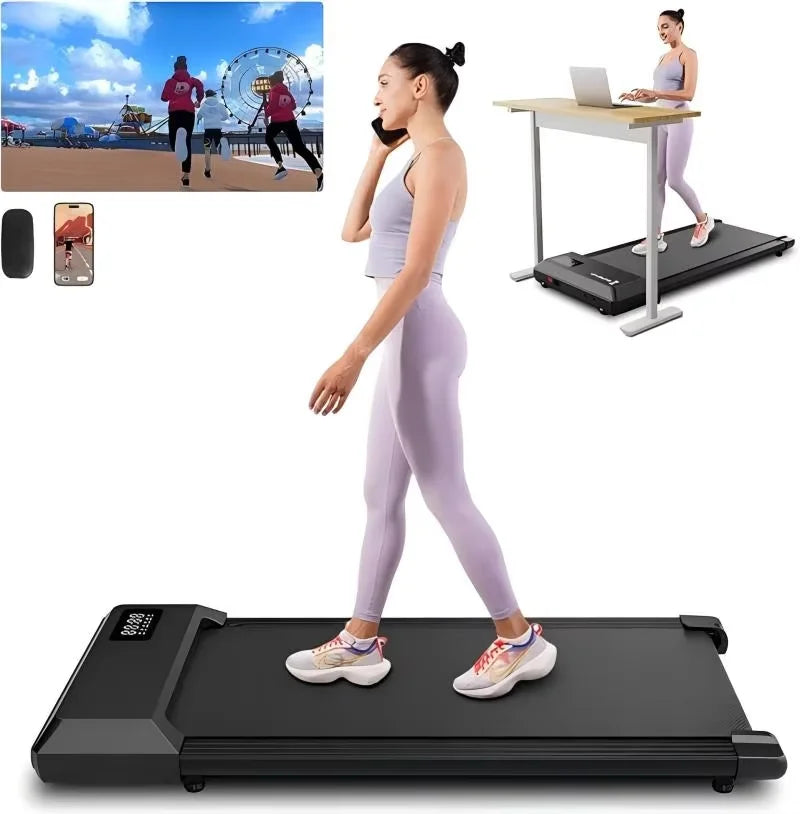 Superun 2In1 Walking Treadmill With App And Remote Control