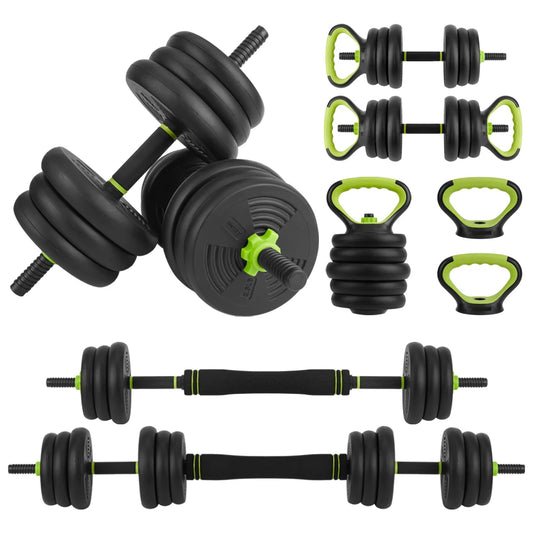 Twister.Ck Adjustable Dumbbells Free Weight Set With Connector Home Gym