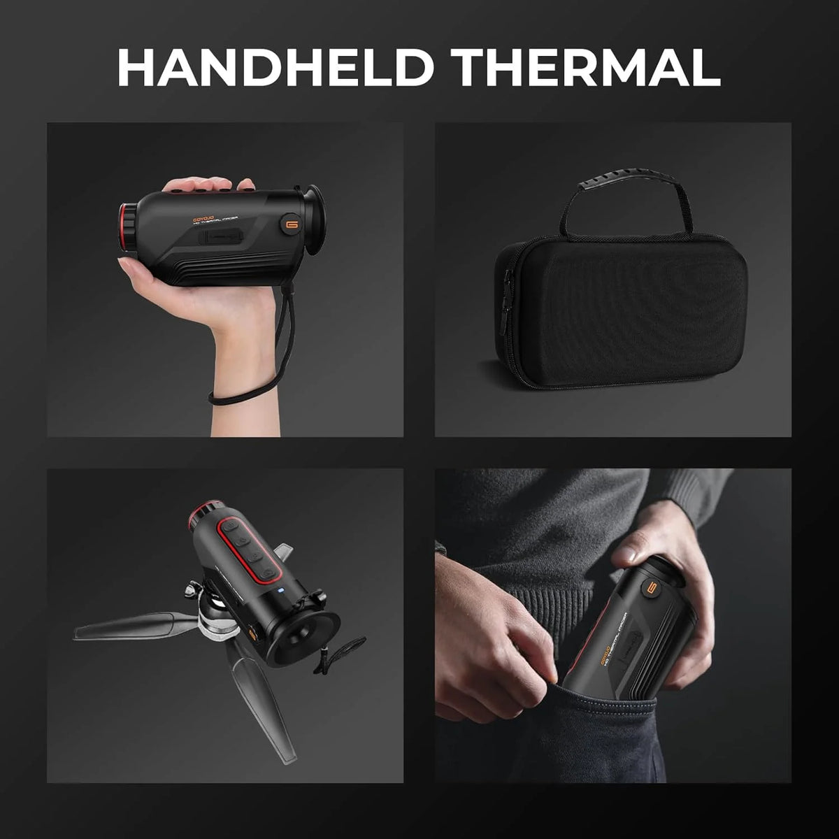 GOYOJO Thermal Imaging Monocular With Night Vision