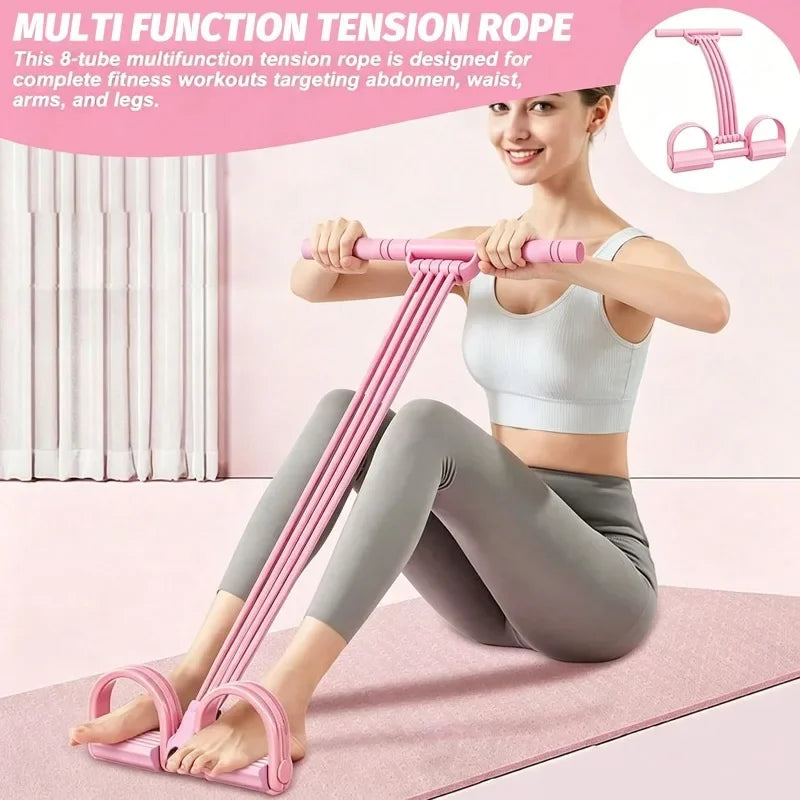 Full Body Pedal Resistance Bands for Pilates and Strength Training