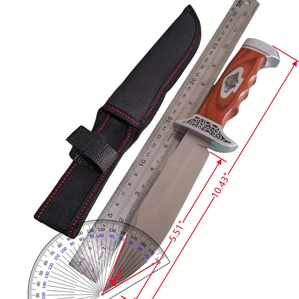 Doom Blade Stainless Steel Fixed Blade Outdoor Survival Knife