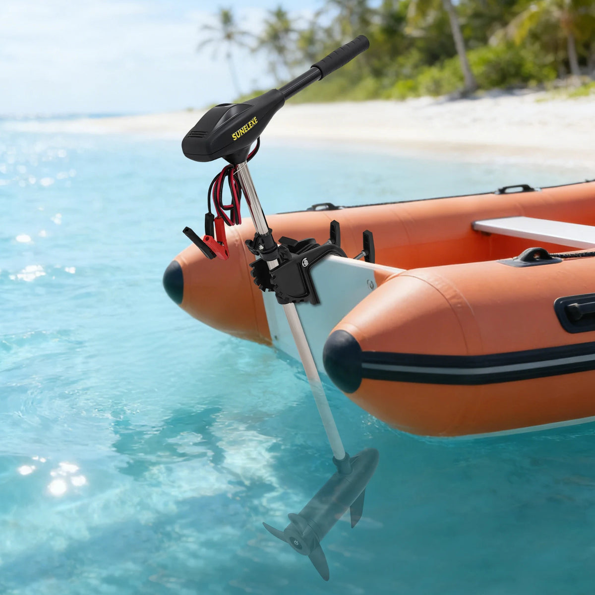 Electric Trolling Motor Featuring Pure Copper Construction For Boats