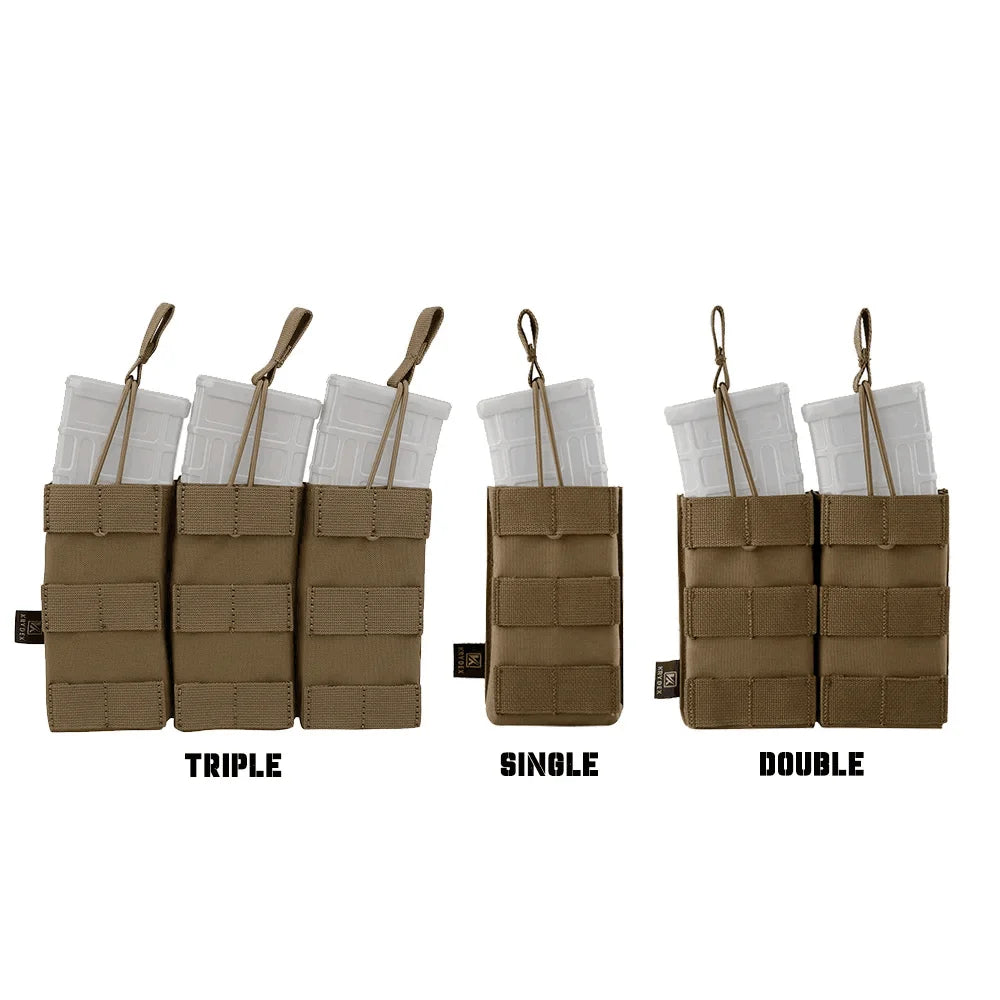 KRYDEX Tactical MOLLE Magazine Pouch For M4 Rifle Systems