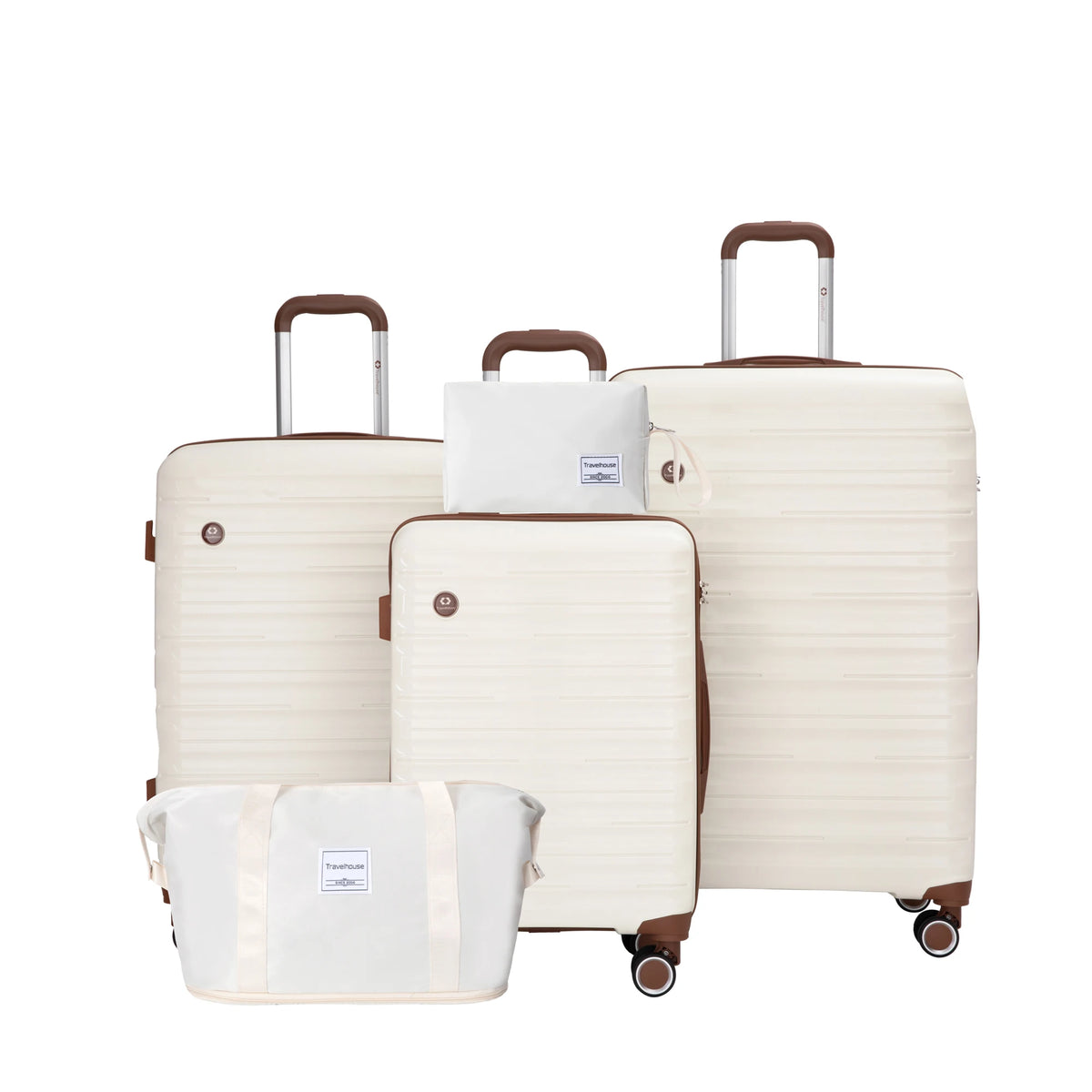 Travelhouse Hardcase Spinner Luggage Set With TSA Lock