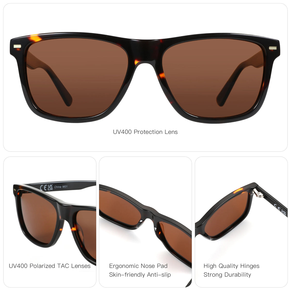 ZENOTTIC Mens Polarized Sunglasses With UV400 Protection