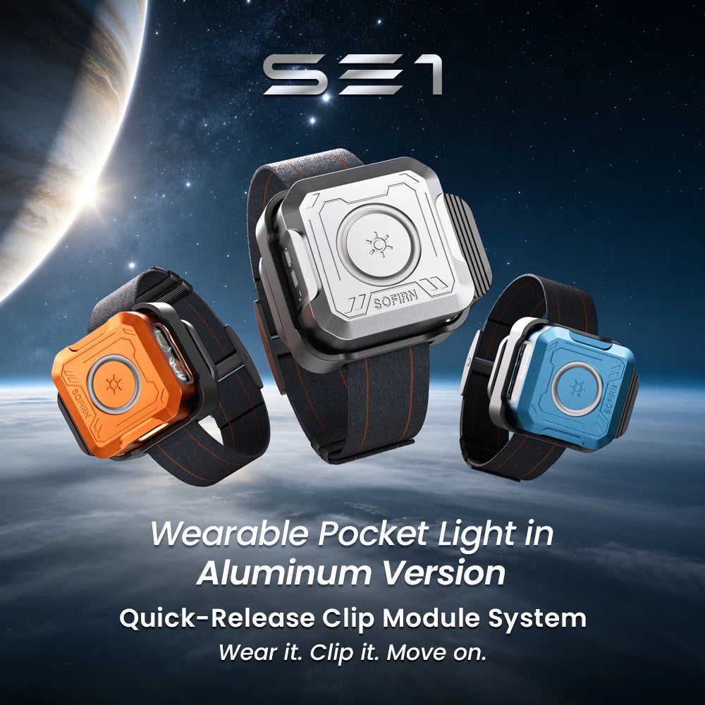Sofirn SE1 300 Lumen Pocket Flashlight With RGB Signal Ring