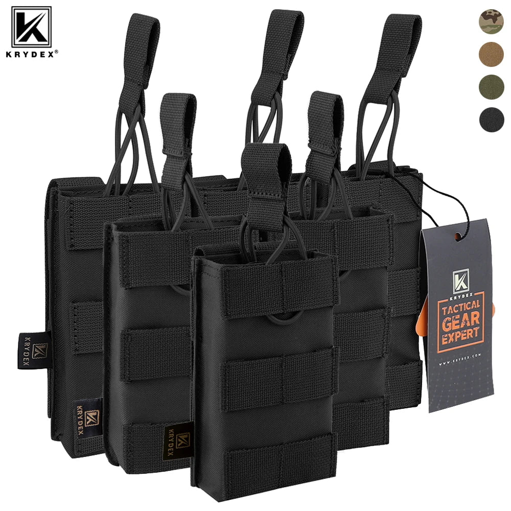 KRYDEX Tactical MOLLE Magazine Pouch For M4 Rifle Systems