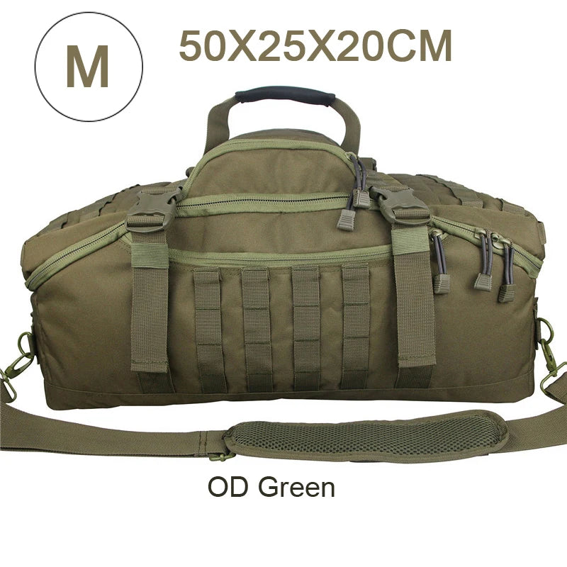 LQARMY Versatile Travel Duffel Bag Waterproof Polyester Weekender